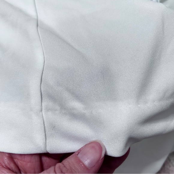 NWT Zara Ruched Halter Maxi Dress White Size Large Bridal Shower Rehearsal - Picture 14 of 16